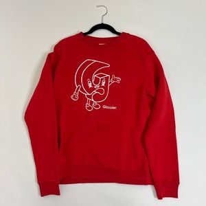 Glossier Red Crewneck